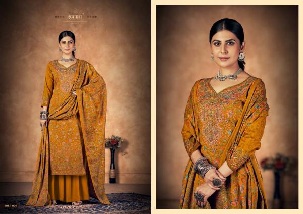 Romani Kashmiri Kali Exclusive Pashmina Dress Material Collection